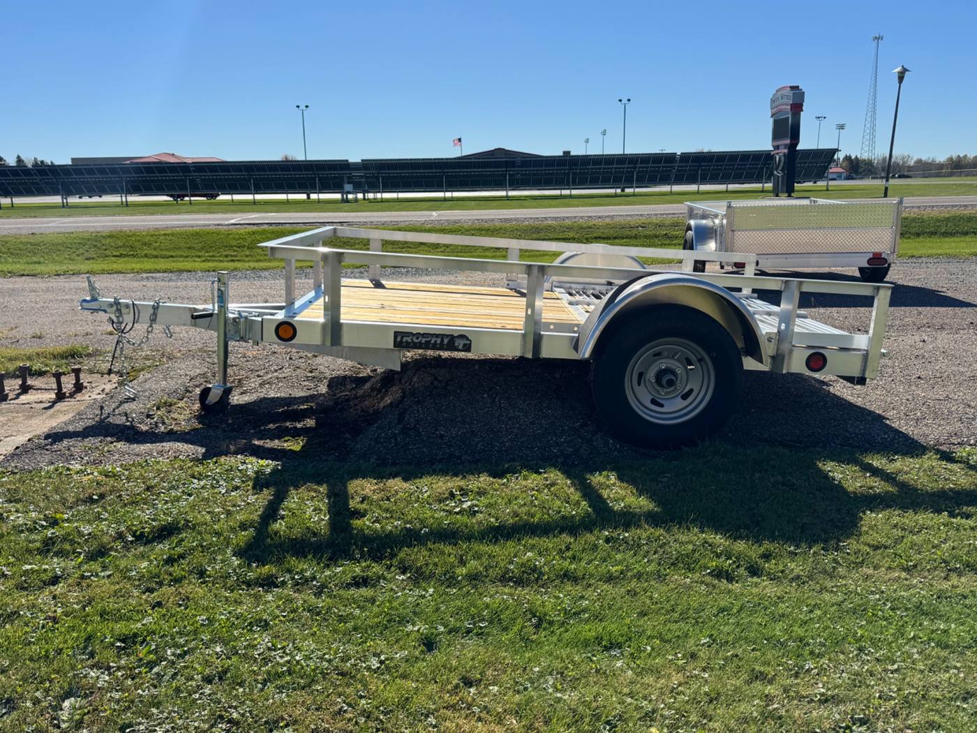 2026 Trophy 5x8 Aluminum Utility Trailer, Single Axle, Tip-In Ramp, photo 2