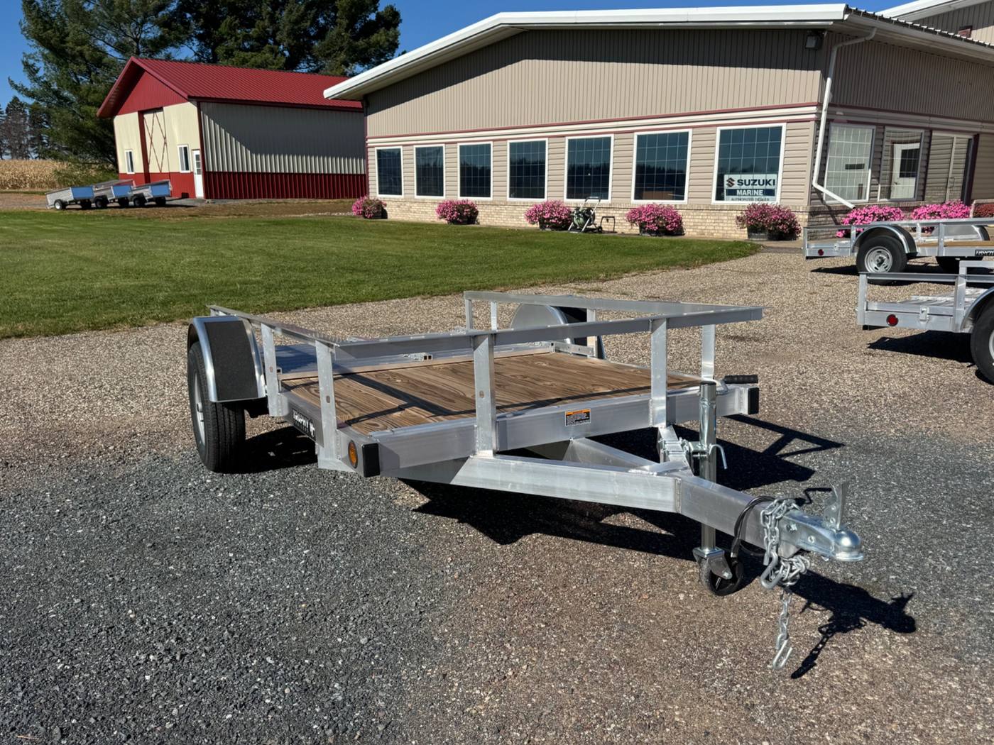 2027 Trophy 5x8 Aluminum Utility Trailer, Single Axle, Tip-In Ramp, photo 6