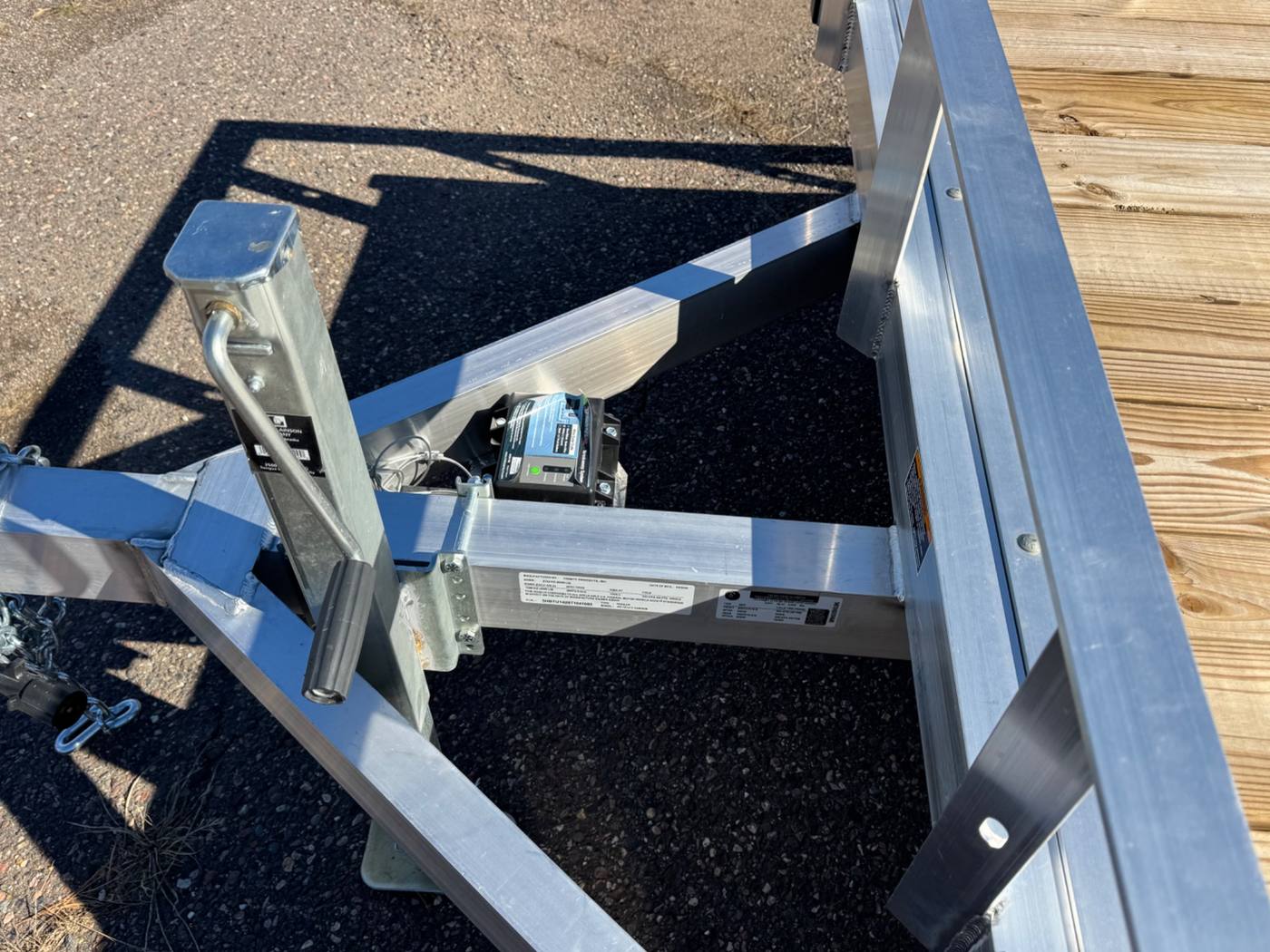 2026 Trophy 7x14 Aluminum Utility Trailer, Heavy Duty, Tandem, Tip-In Ramp, photo 8