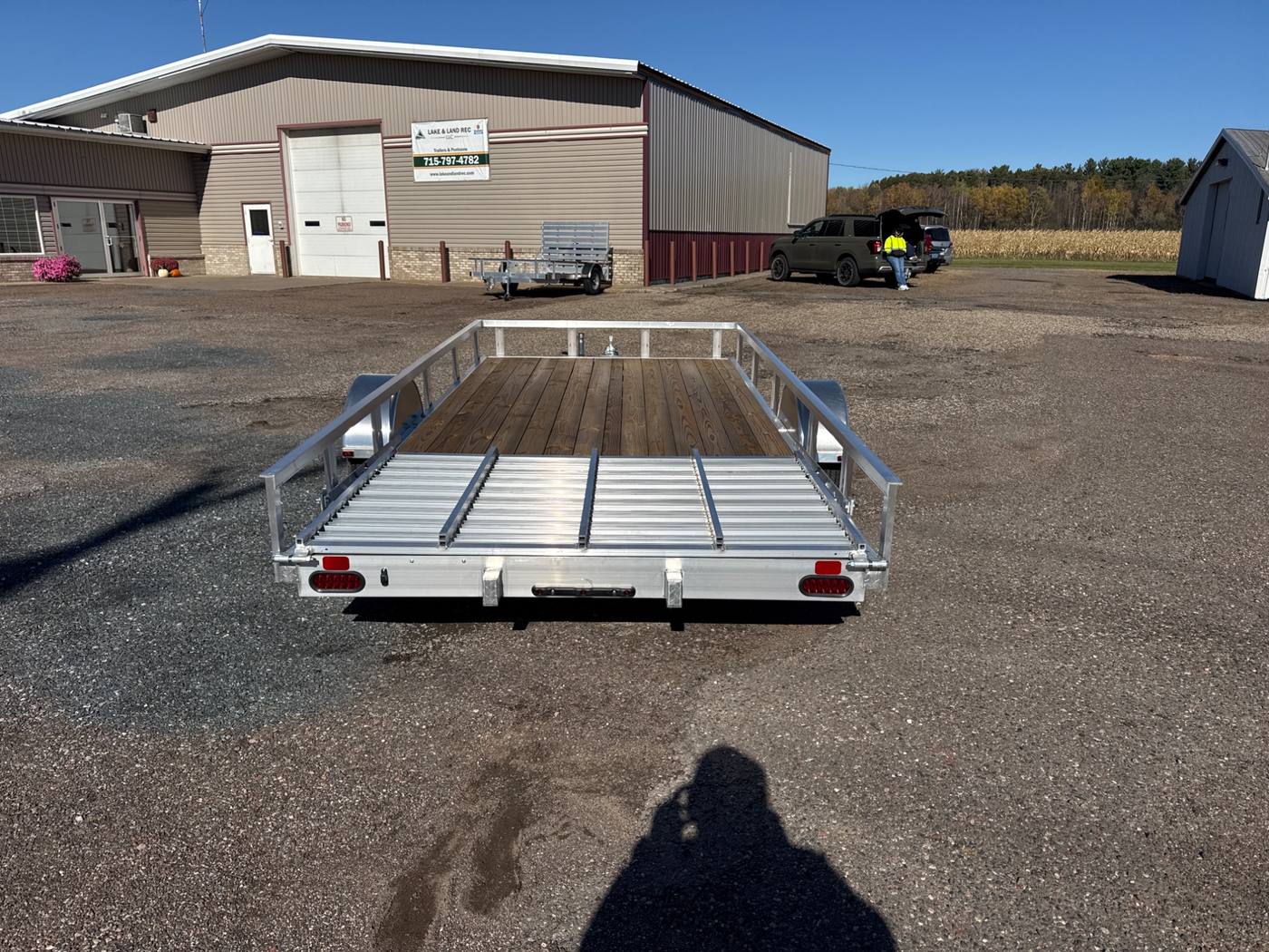 2026 Trophy 7x14 Aluminum Utility Trailer, Single Axle, Tip-In Ramp, photo 4