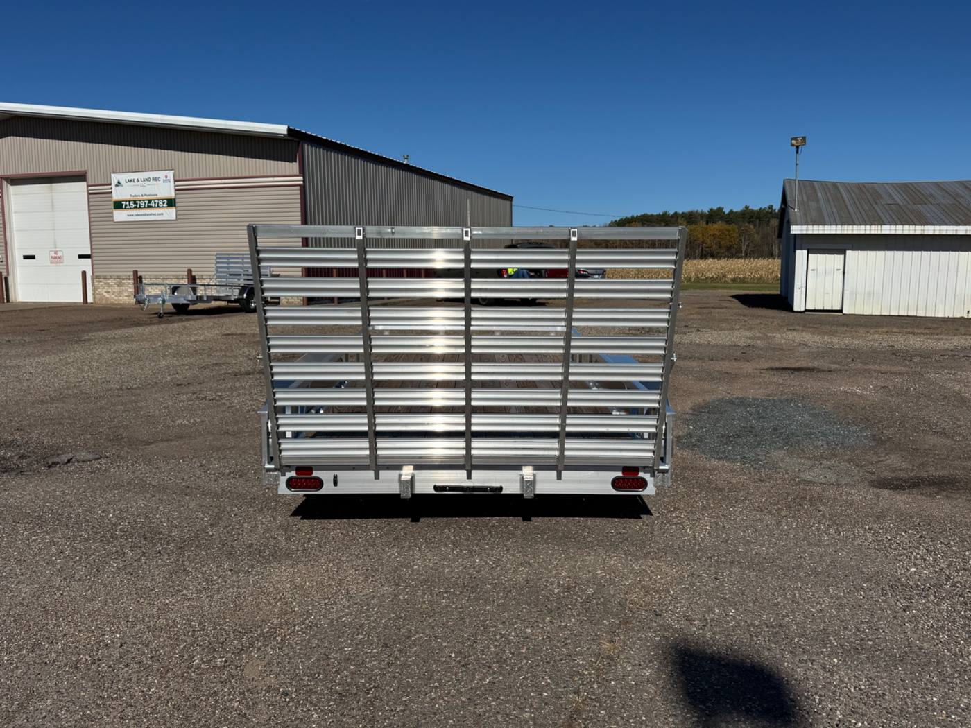 2027 Trophy 7x14 Aluminum Utility Trailer, Tandem, Tip-In Ramp, photo 4