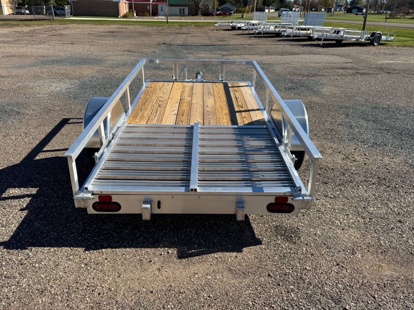 2027 Trophy 5x10 Aluminum Utility Trailer, Single Axle, Tip-In Ramp, photo 4