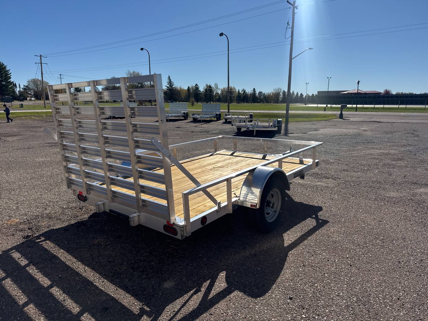 2027 Trophy 6.5x10 Aluminum Utility Trailer, Single Axle, Tip-In Ramp, photo 5