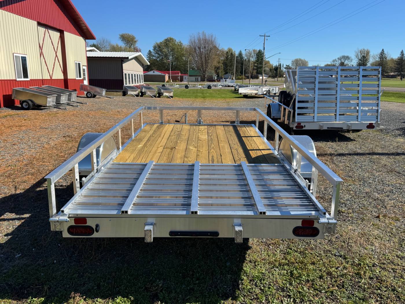 2027 Trophy 6.5x12 Aluminum Utility Trailer, Single Axle, Tip-In Ramp, photo 4