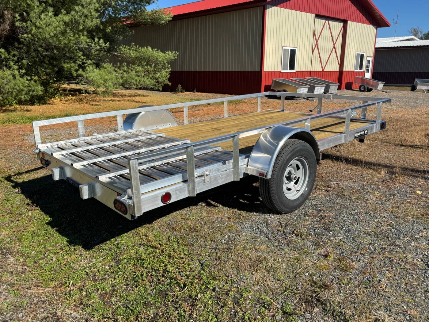 2027 Trophy 6.5x12 Aluminum Utility Trailer, Single Axle, Tip-In Ramp, photo 5