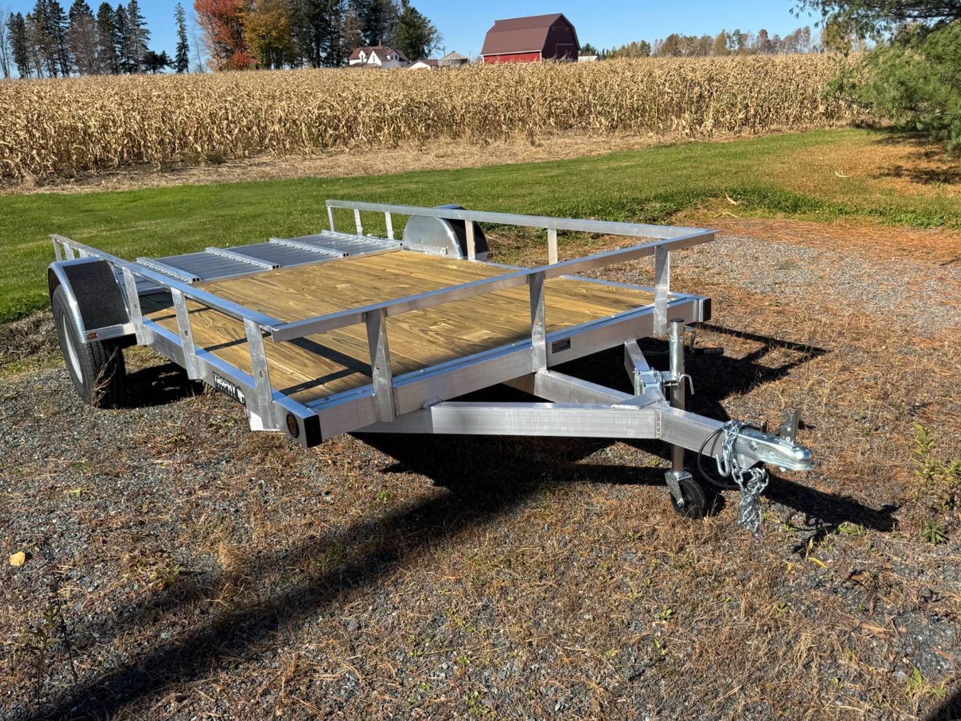 2027 Trophy 6.5x12 Aluminum Utility Trailer, Single Axle, Tip-In Ramp, photo 7