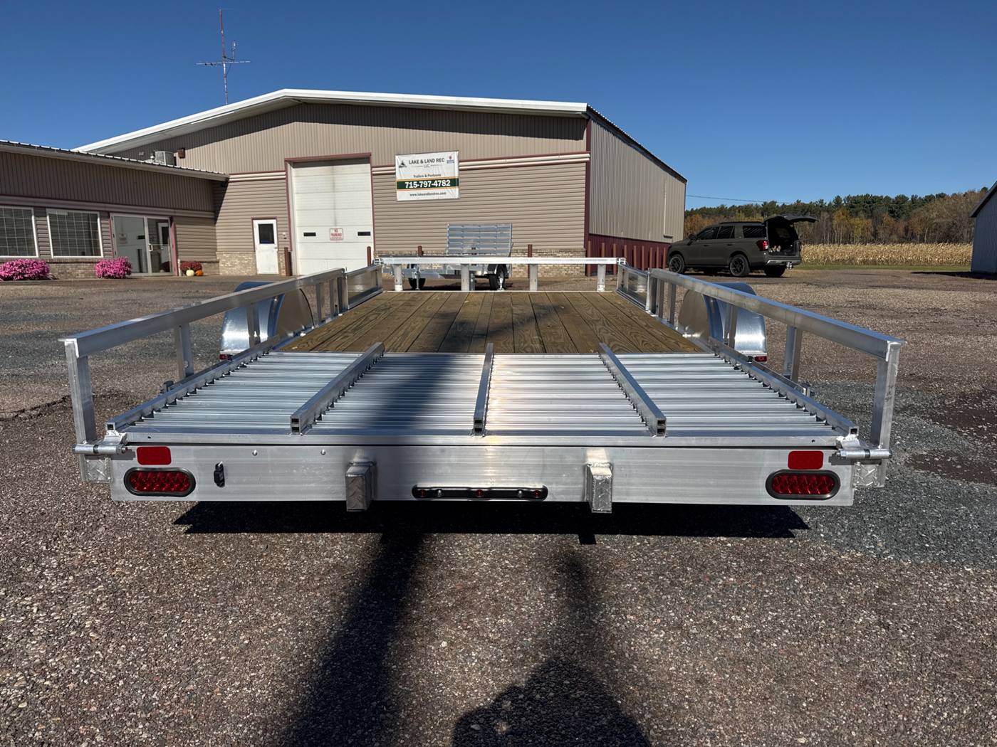 2027 Trophy 7x14 Aluminum Utility Trailer, Single Axle, Tip-In Ramp, photo 4